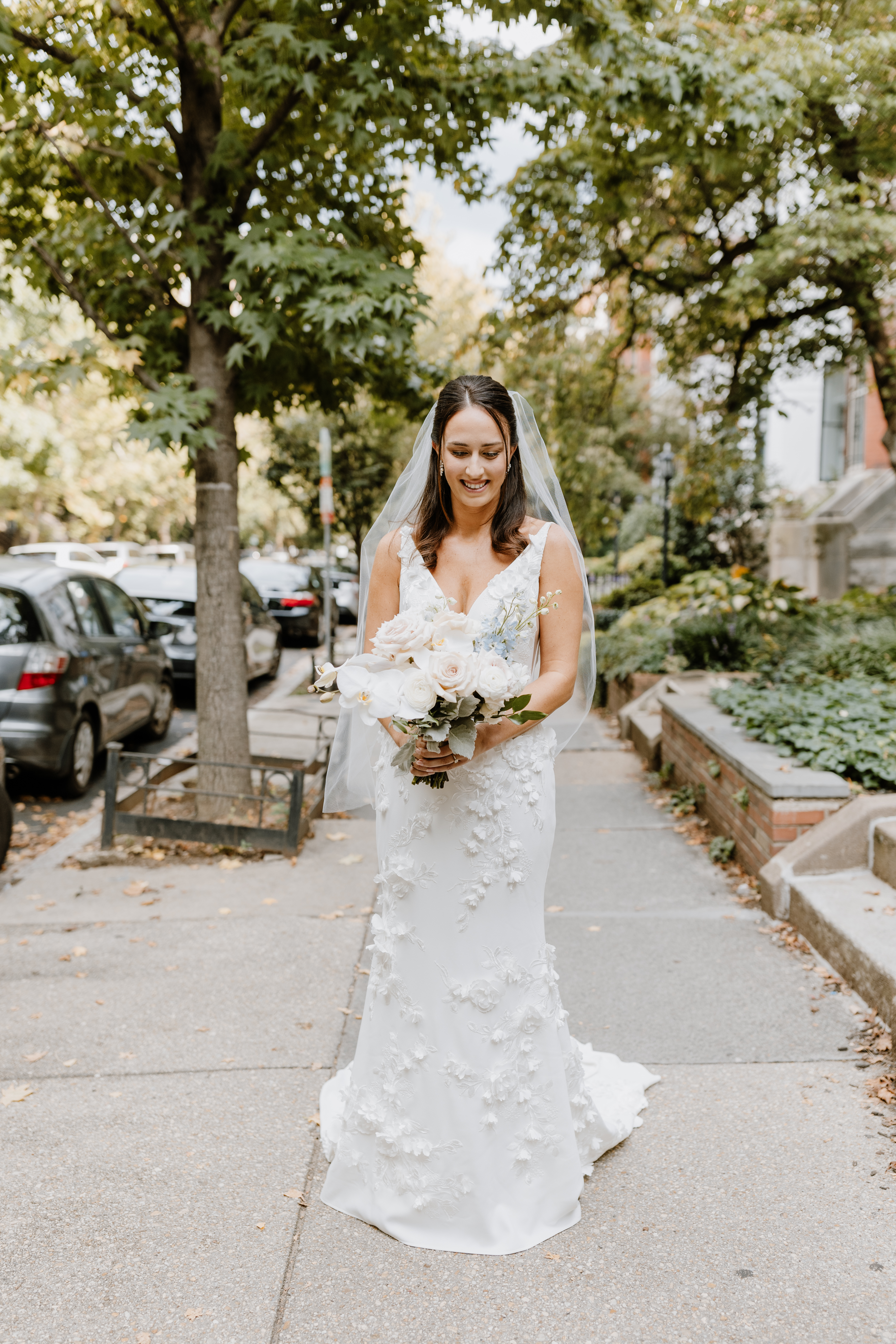 Newly wed couple at Irongate Restaurant in Washington, DC